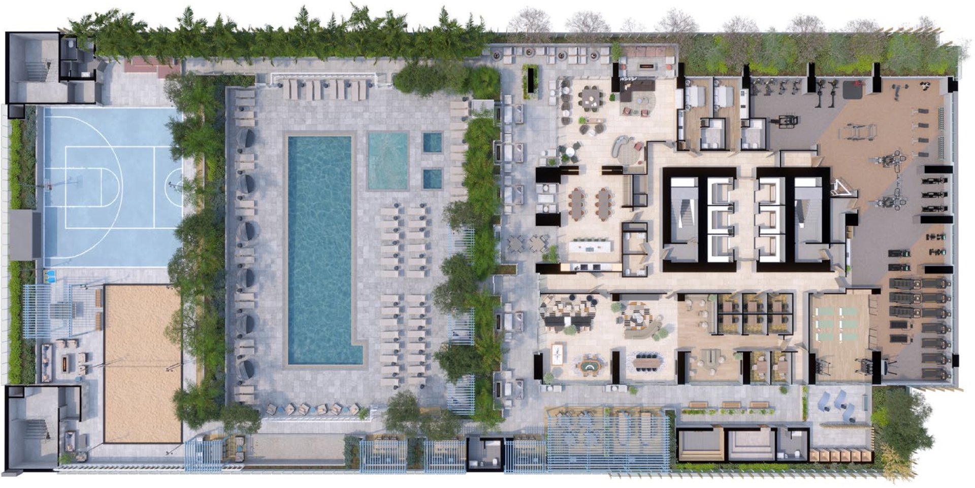LA Olympic Amenities Map